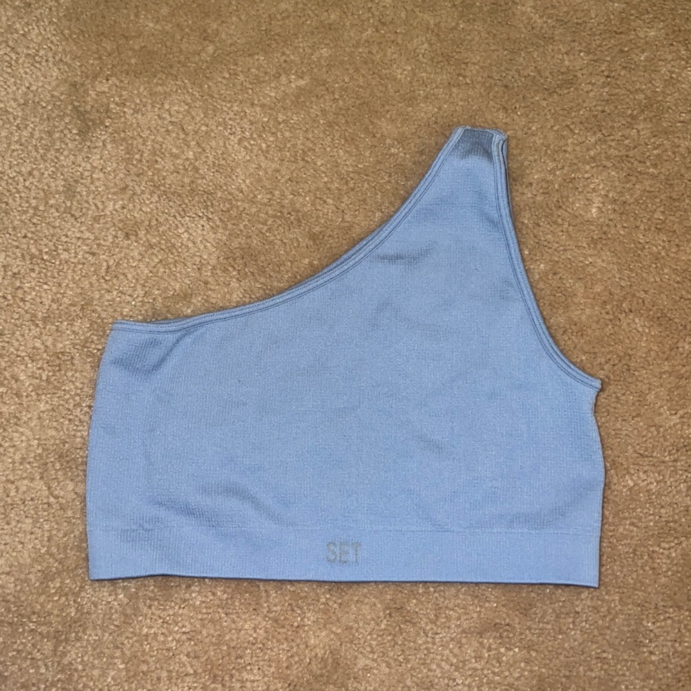 SET Active Sculptflex Ribbed One Shoulder Bra